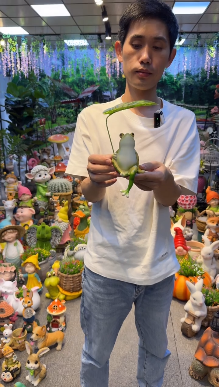 无花朵花园庭院摆件&00&