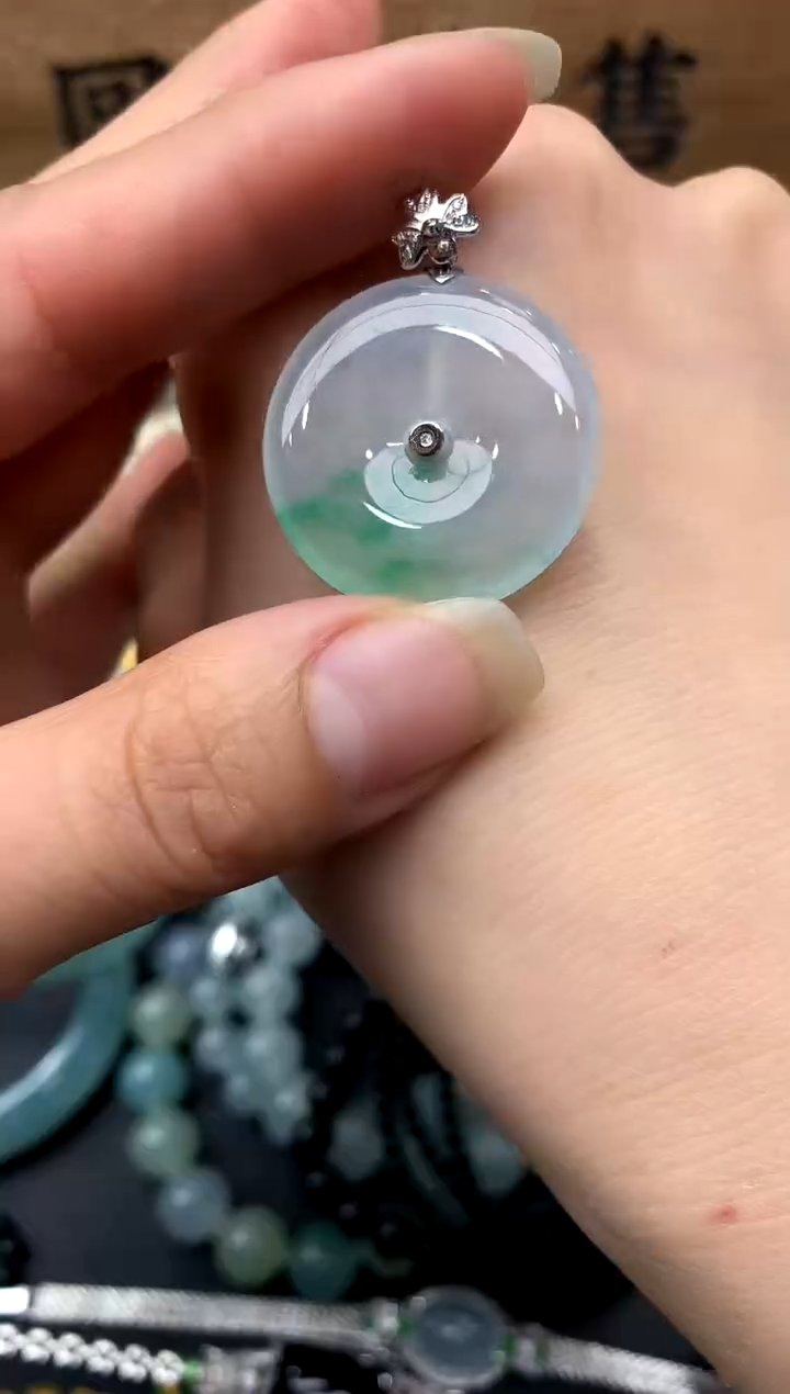 【闪购商品】翡翠颈饰18K金镶嵌290-中国好珍宝