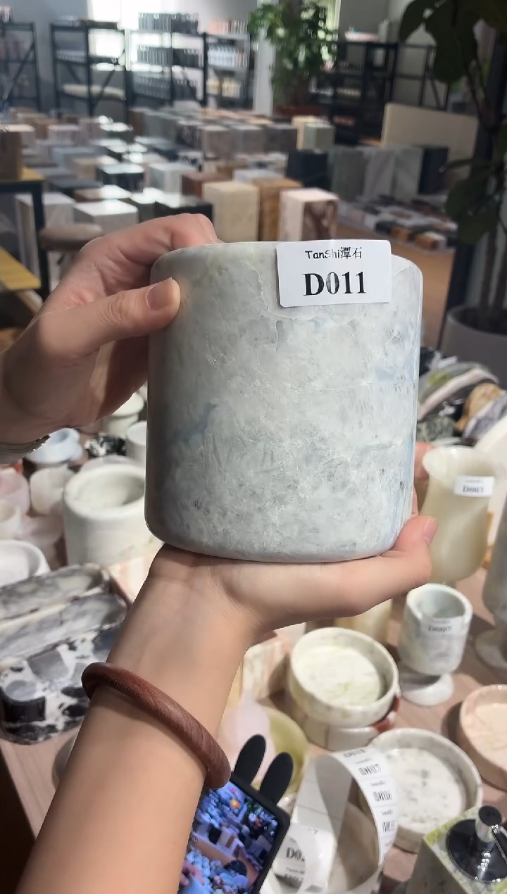 石材D011芬迪蓝香薰桶