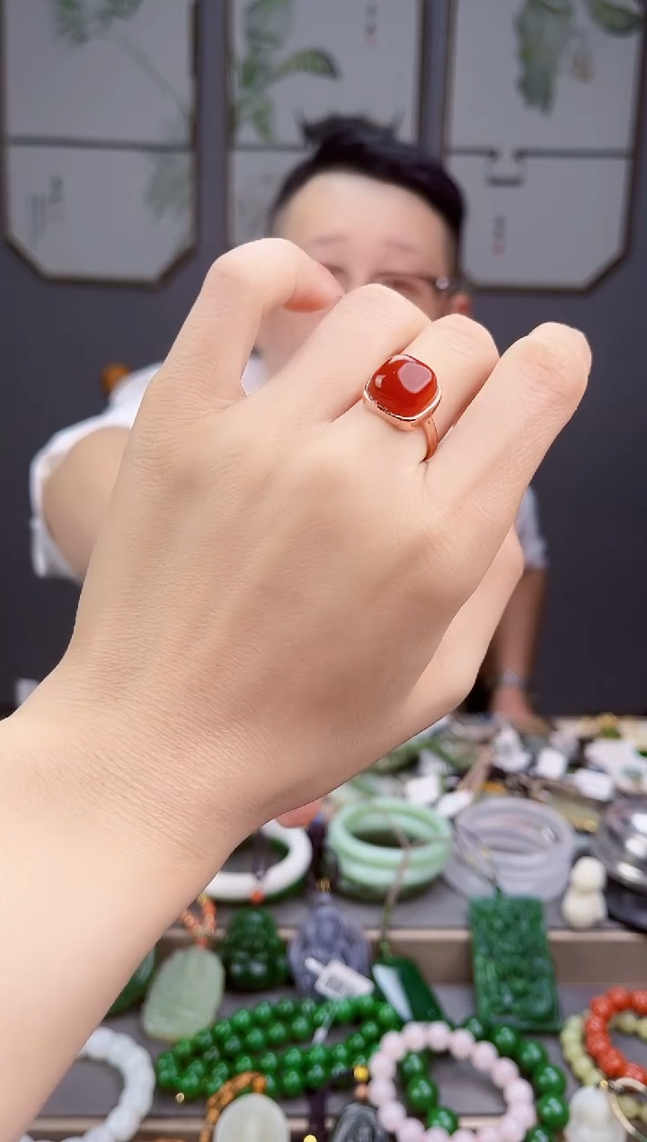 颈饰银S925镶嵌南红玛瑙多样性发货拍一单发一个