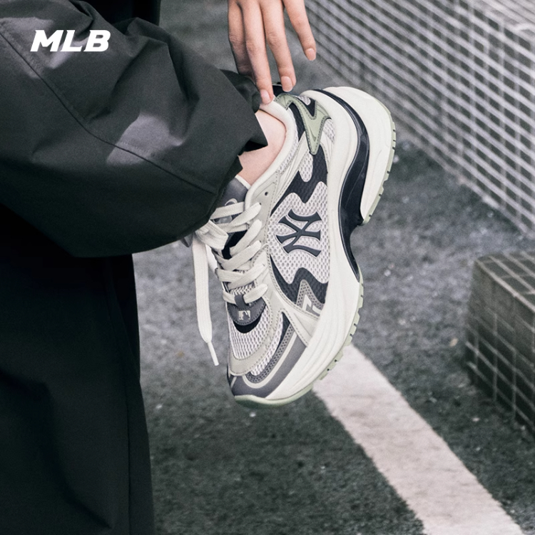 【流浪鞋】MLB官方虞书欣同款跑鞋老爹鞋跑者美学新款M24NRNSPL