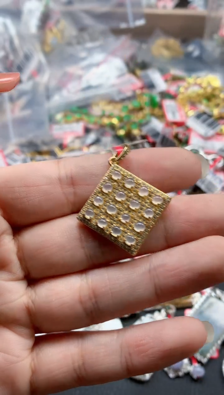 银S925镶嵌戒指翡翠天然A货缅甸翡翠