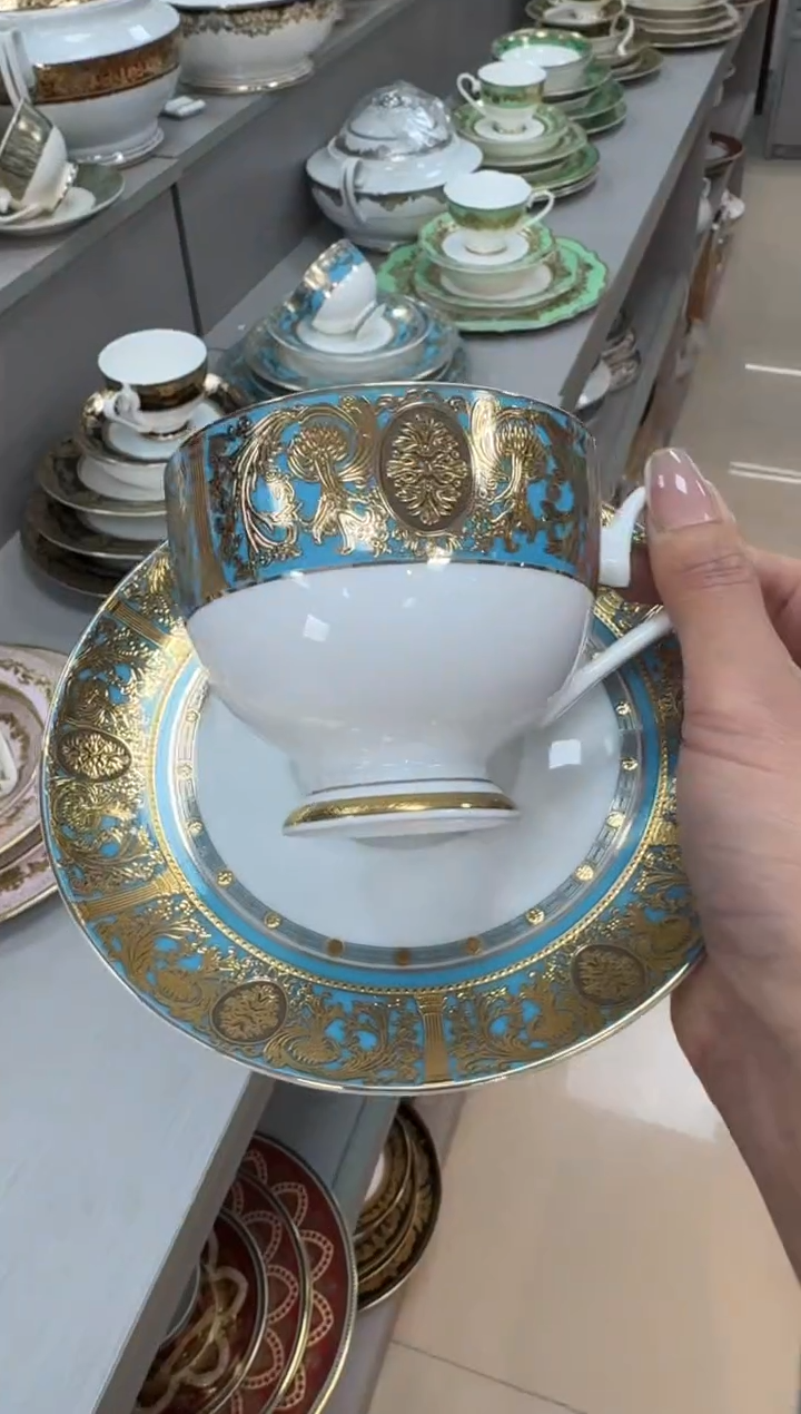 【闪购商品】瓷片两杯两碟福利款