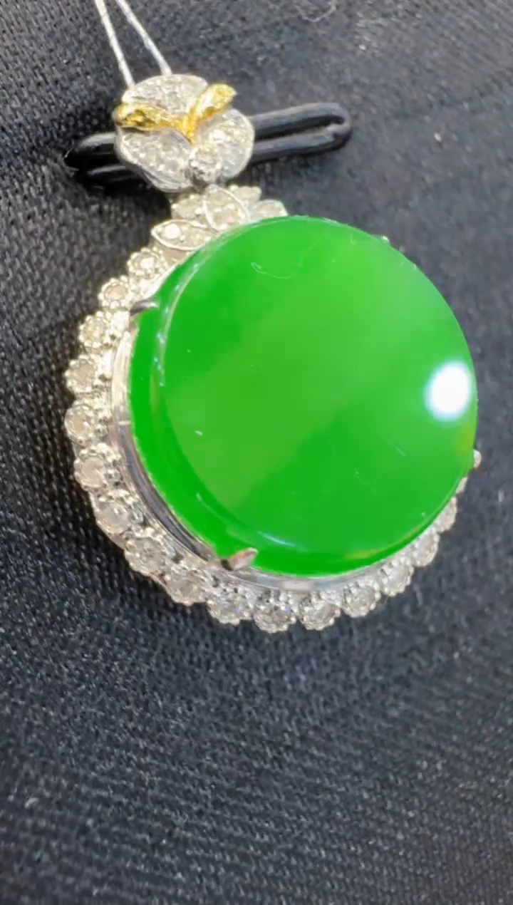 【闪购商品】翡翠吊坠(不含链)18K金镶嵌多样性团购发一件