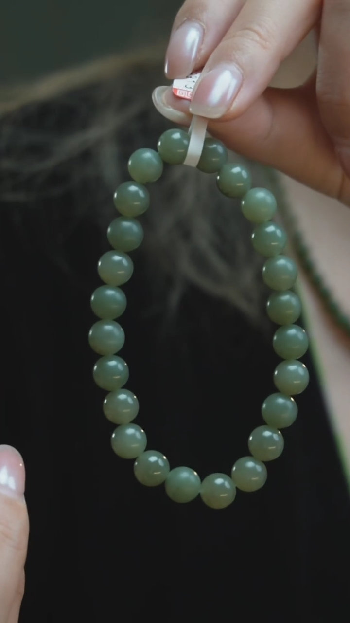 【闪购商品】黑曜岩手串未镶嵌B8