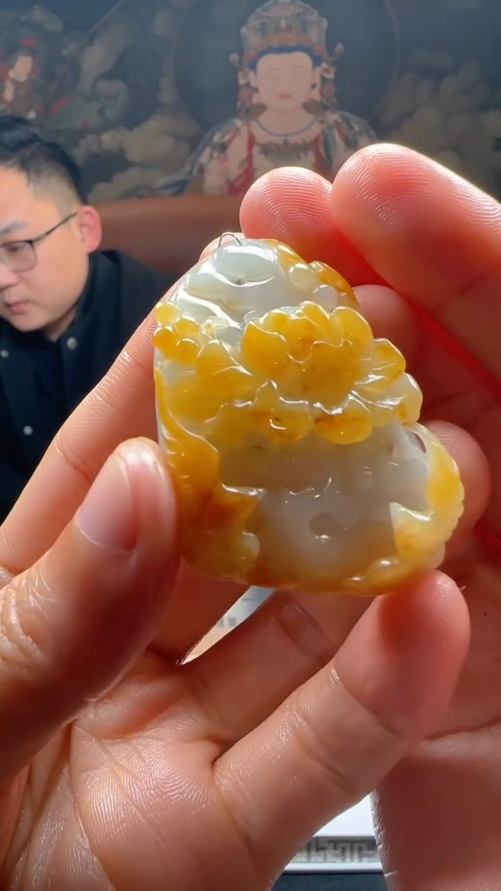 【闪购商品】定制翡翠未镶嵌L-@@QJXC11360