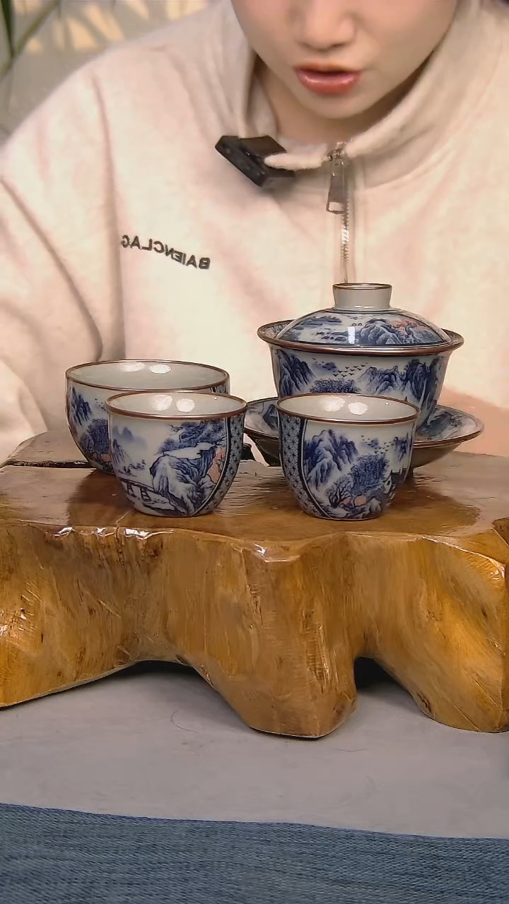 【闪购商品】简装家用款4件套 陶瓷家用茶具系列