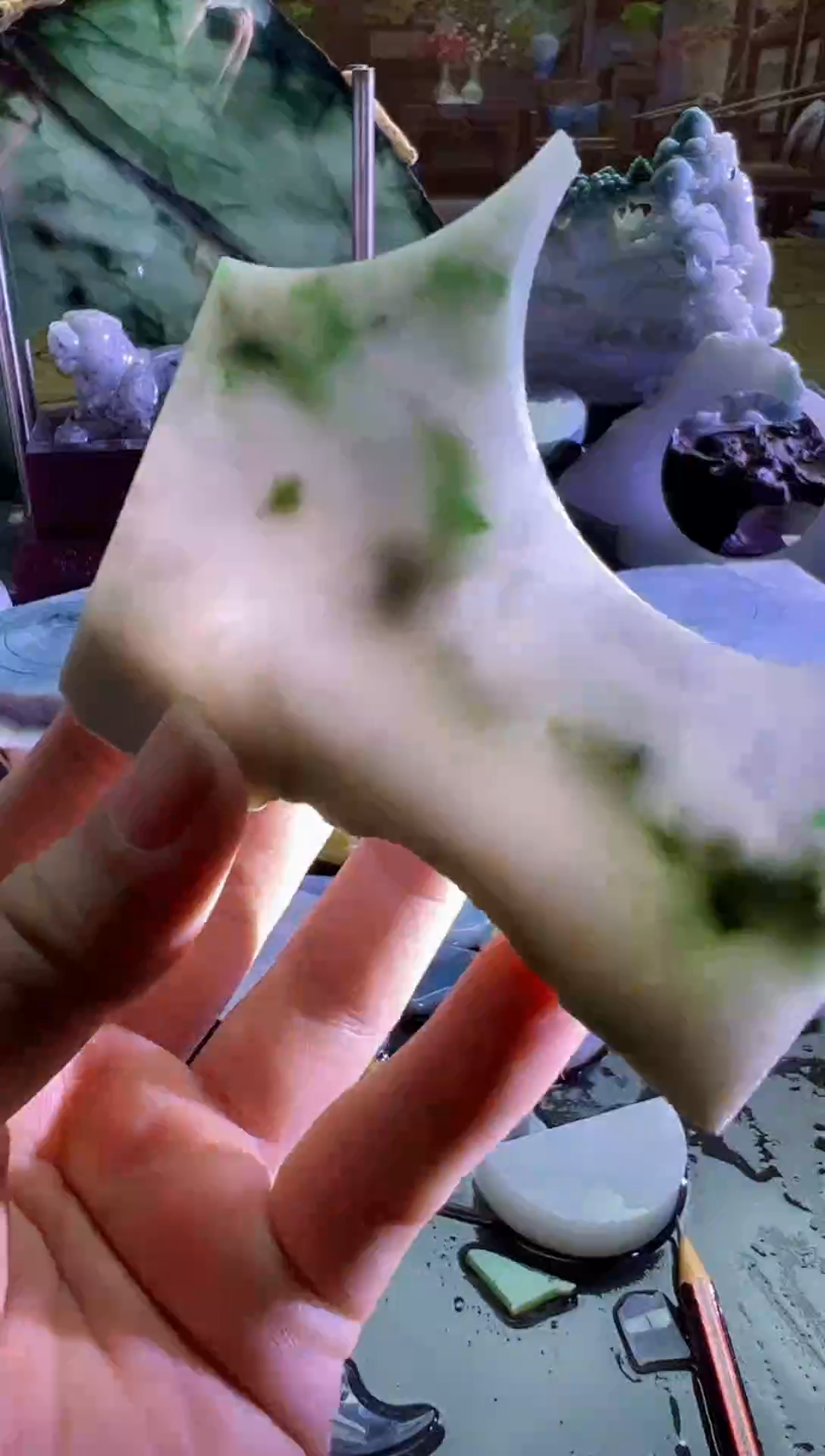 未镶嵌挂件翡翠天然缅甸翡翠A货