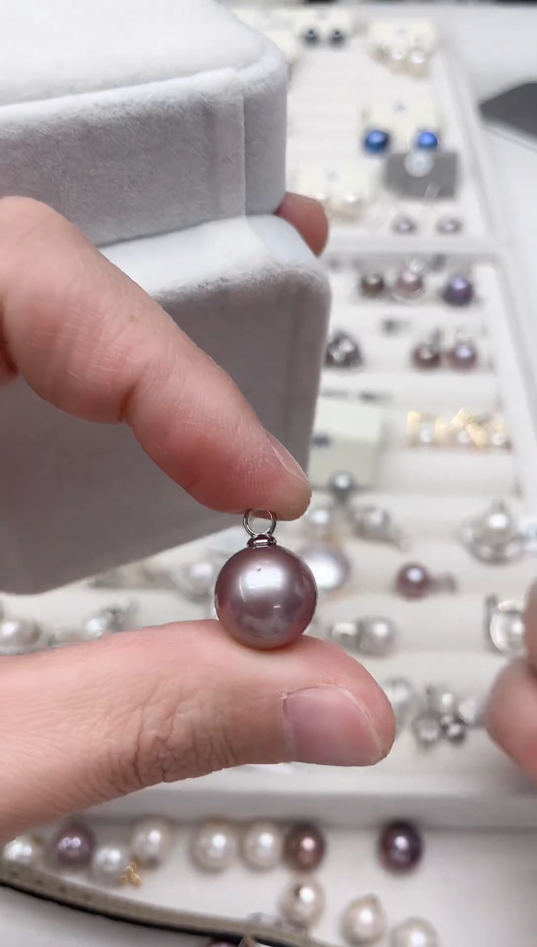 【闪购商品】淡水珍珠吊坠(不含链)银S925镶嵌吊坠