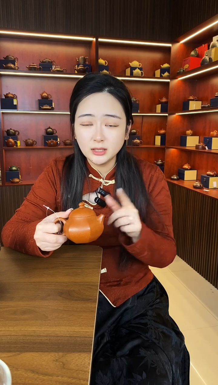 【闪购商品】紫砂茶壶六方文旦 降坡泥 周粉兰