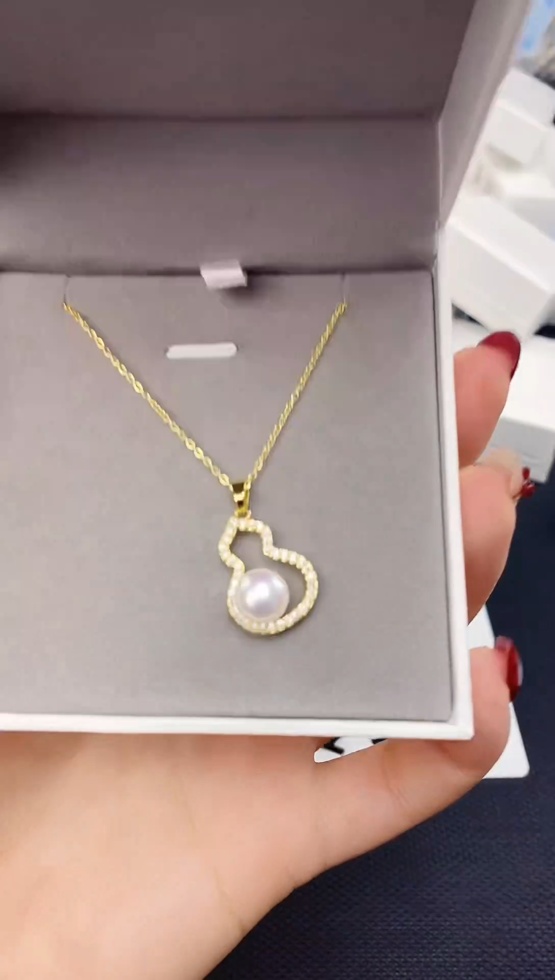 未镶嵌耳饰淡水珍珠XL1051