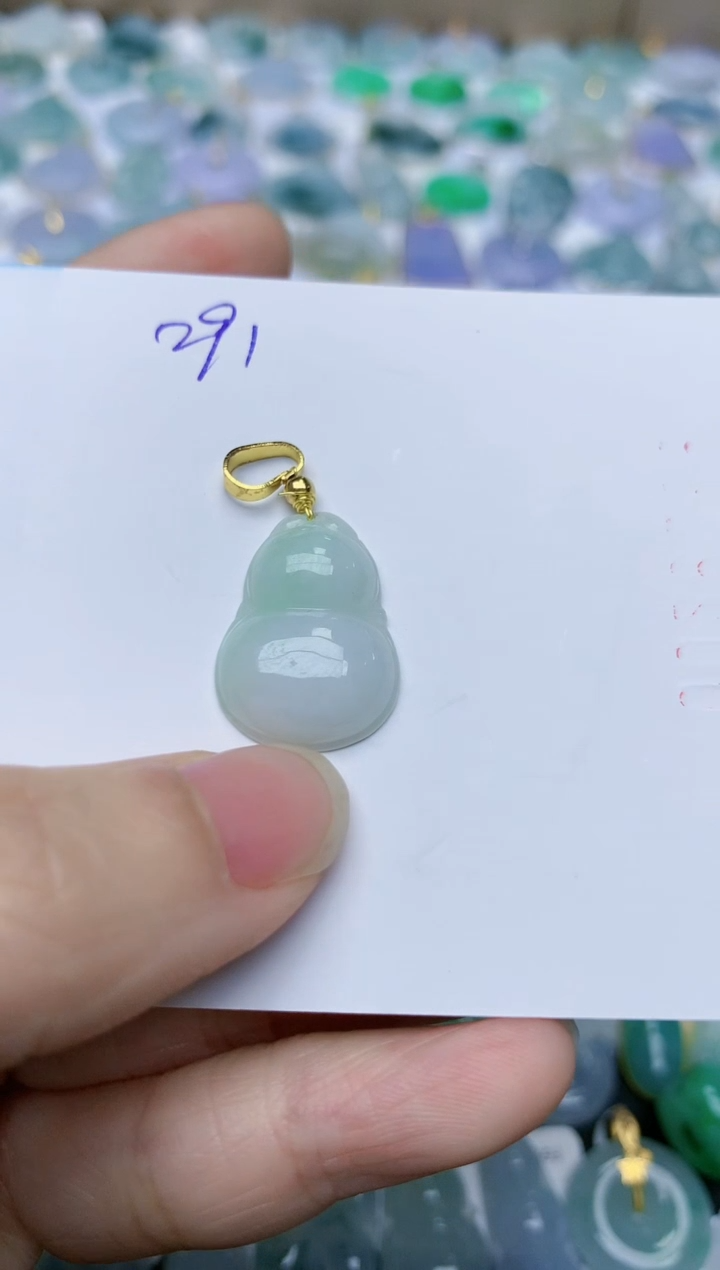 【闪购商品】翡翠颈饰合金天然翡翠A货    