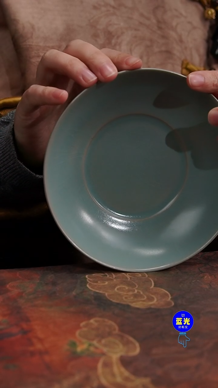 摆件瓷瑕品清凉寺原矿釉青承126