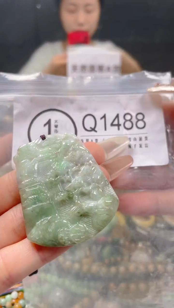 【闪购商品】翡翠颈饰未镶嵌/Q/翡翠A货一图一物