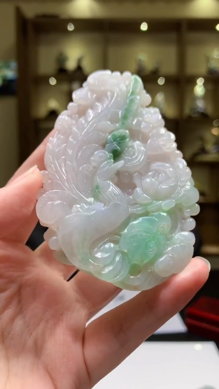 【闪购商品】定制翡翠未镶嵌8054yx-毛货挂件51