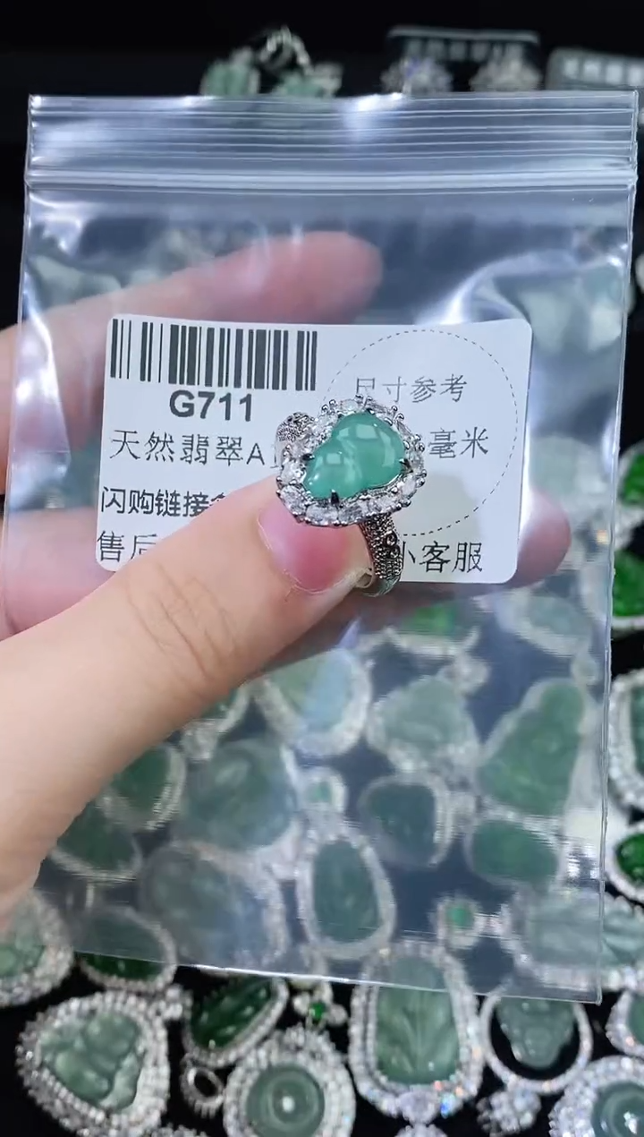 翡翠未镶嵌颈饰精美翡翠-多样性只发一件G711