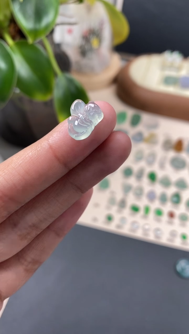 【闪购商品】翡翠颈饰未镶嵌翡翠冰晴裸石