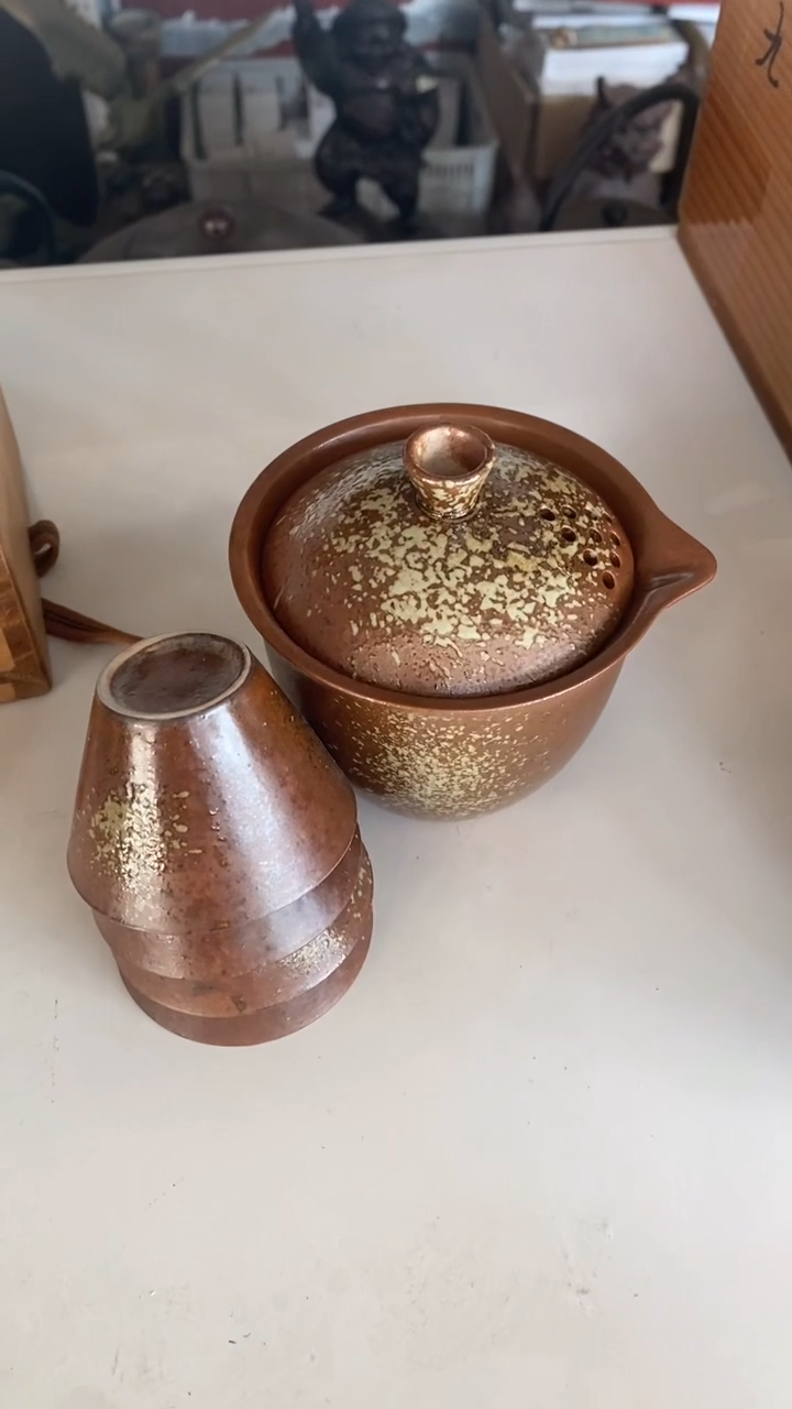 【闪购商品】搪瓷宝瓶 四杯