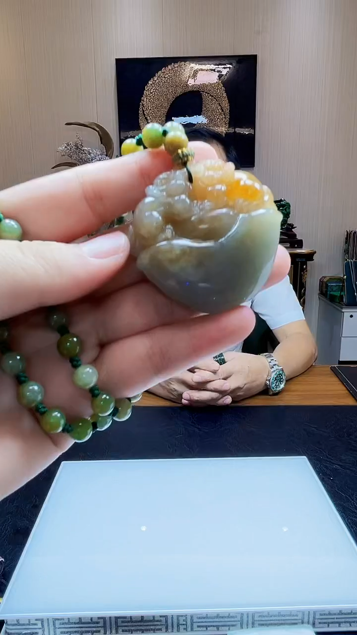 未镶嵌定制翡翠吊坠239