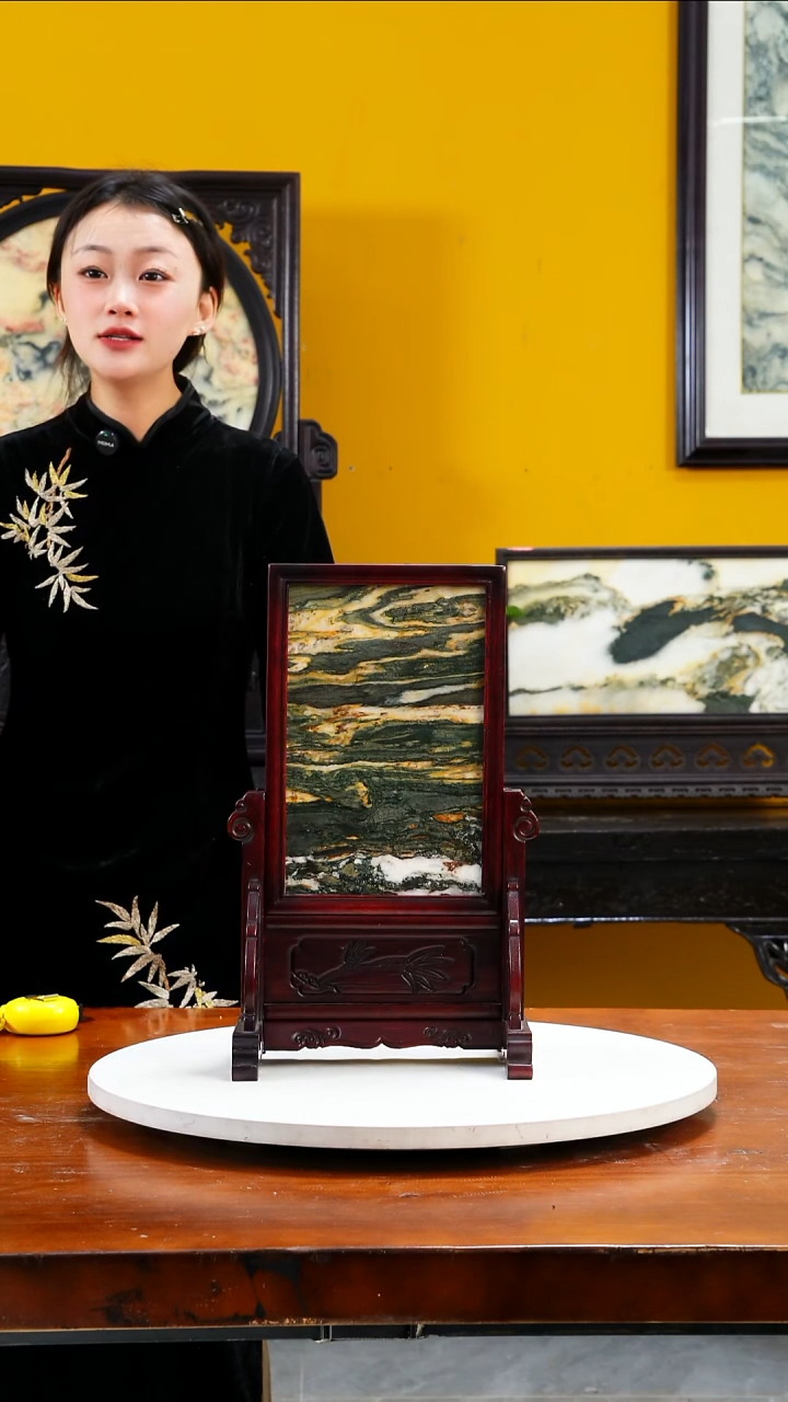 石材天然大理石画摆件油画风格