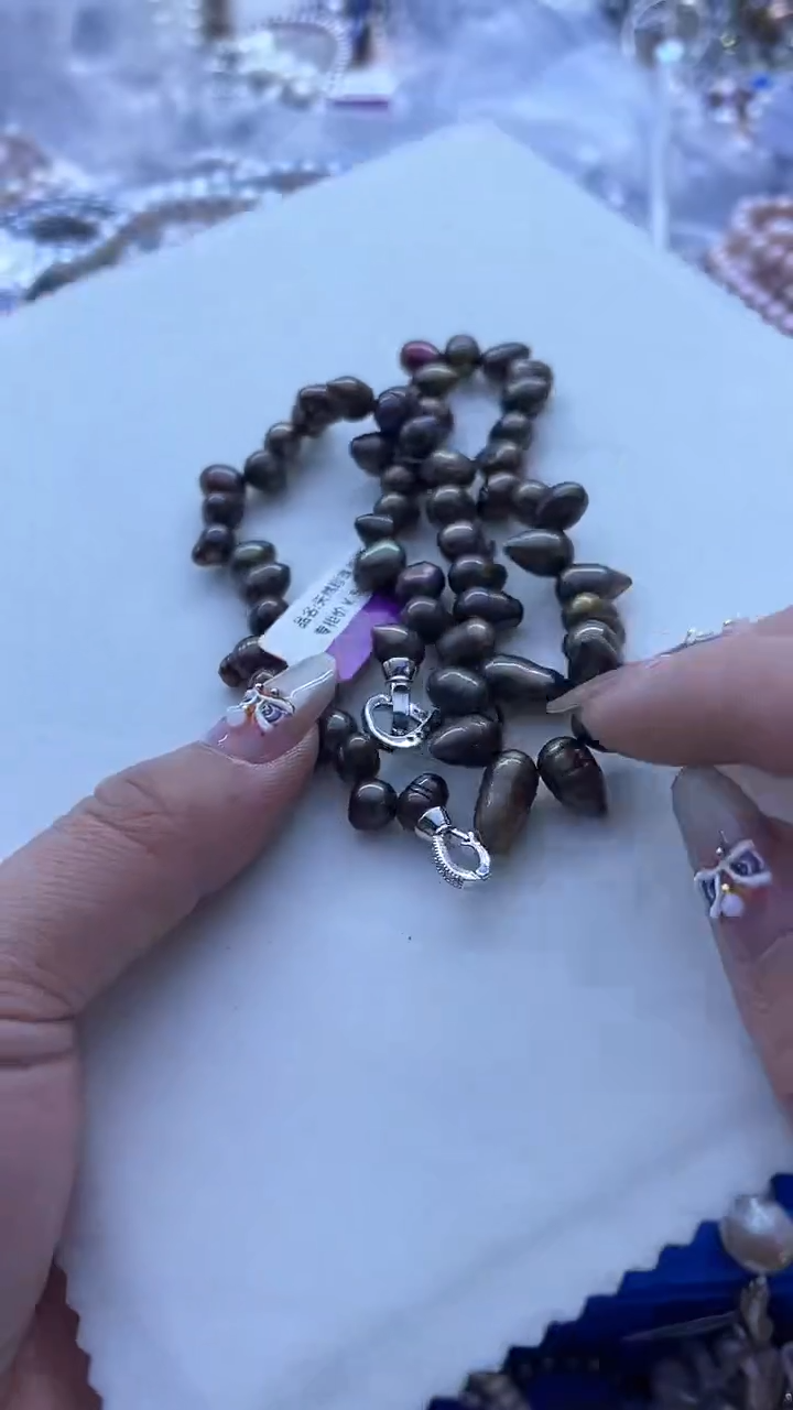 【闪购商品】淡水珍珠项链未镶嵌750