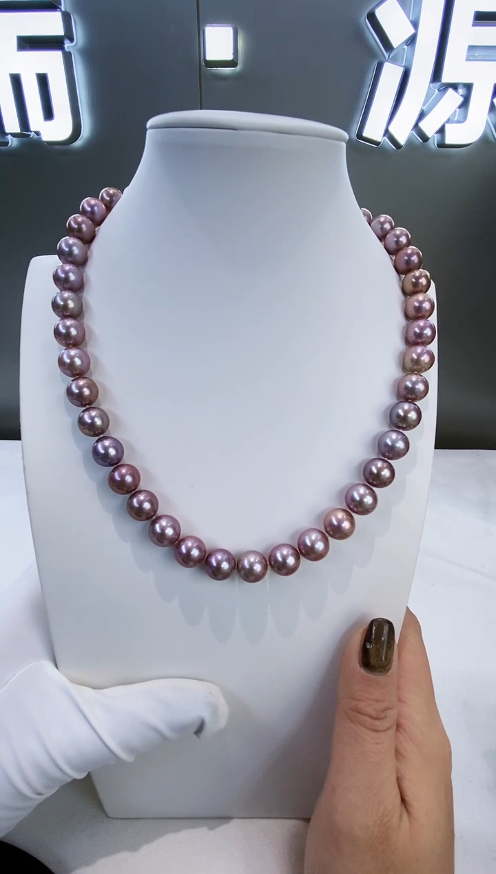 项链未镶嵌淡水珍珠Y淡水项链  纯色 10-11