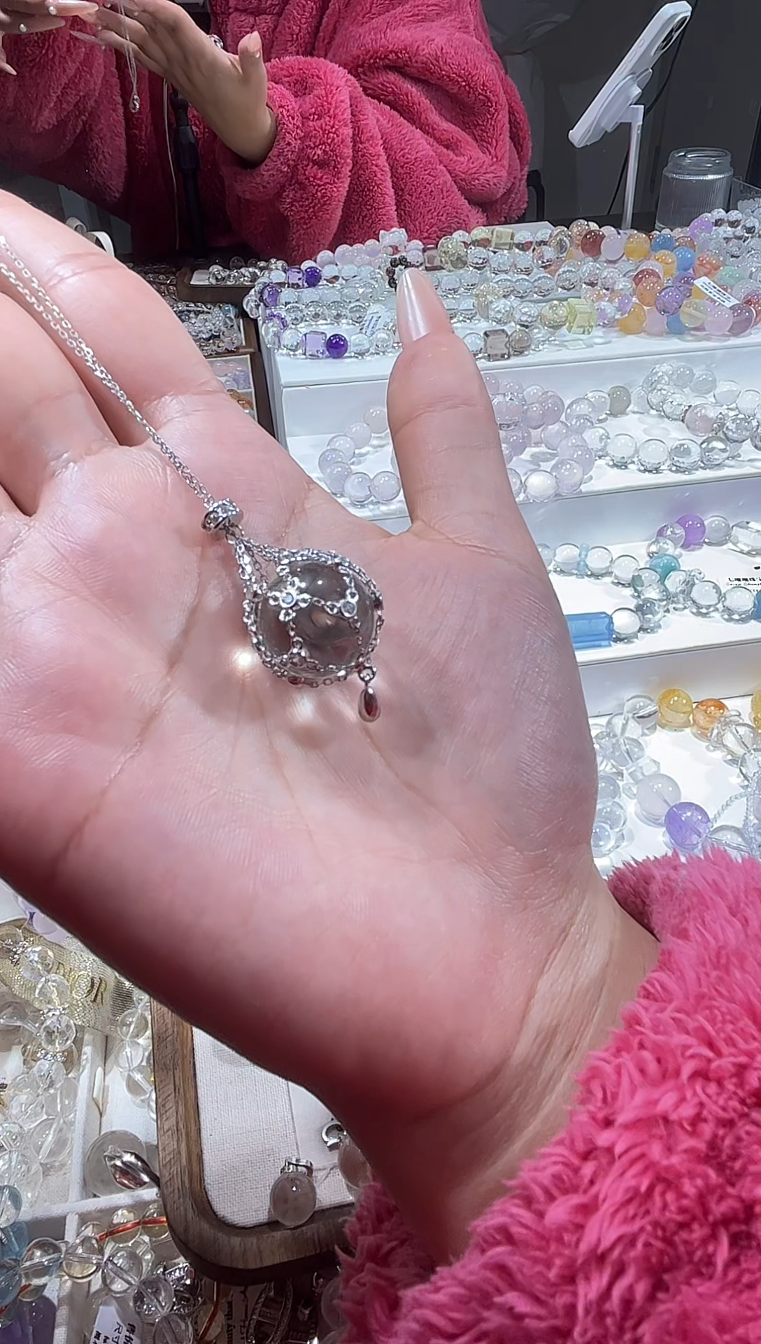 吊坠(赠链)未镶嵌水晶天然水晶吊坠多样性发一