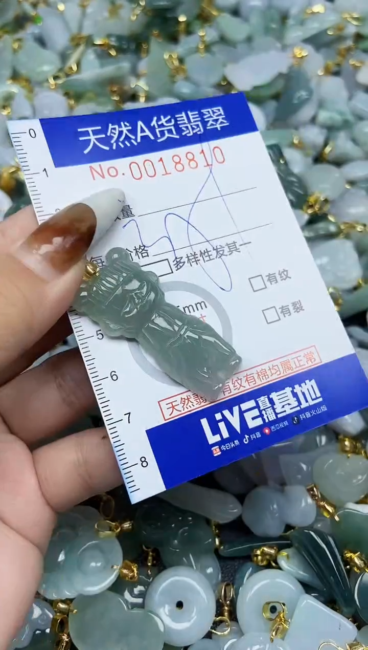 【闪购商品】翡翠颈饰未镶嵌天然A货翡翠