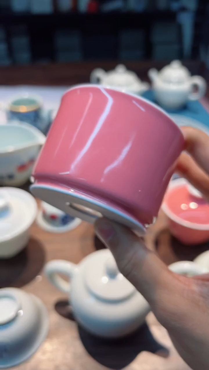 【闪购商品】天义华 桃红堆白素面 容天杯