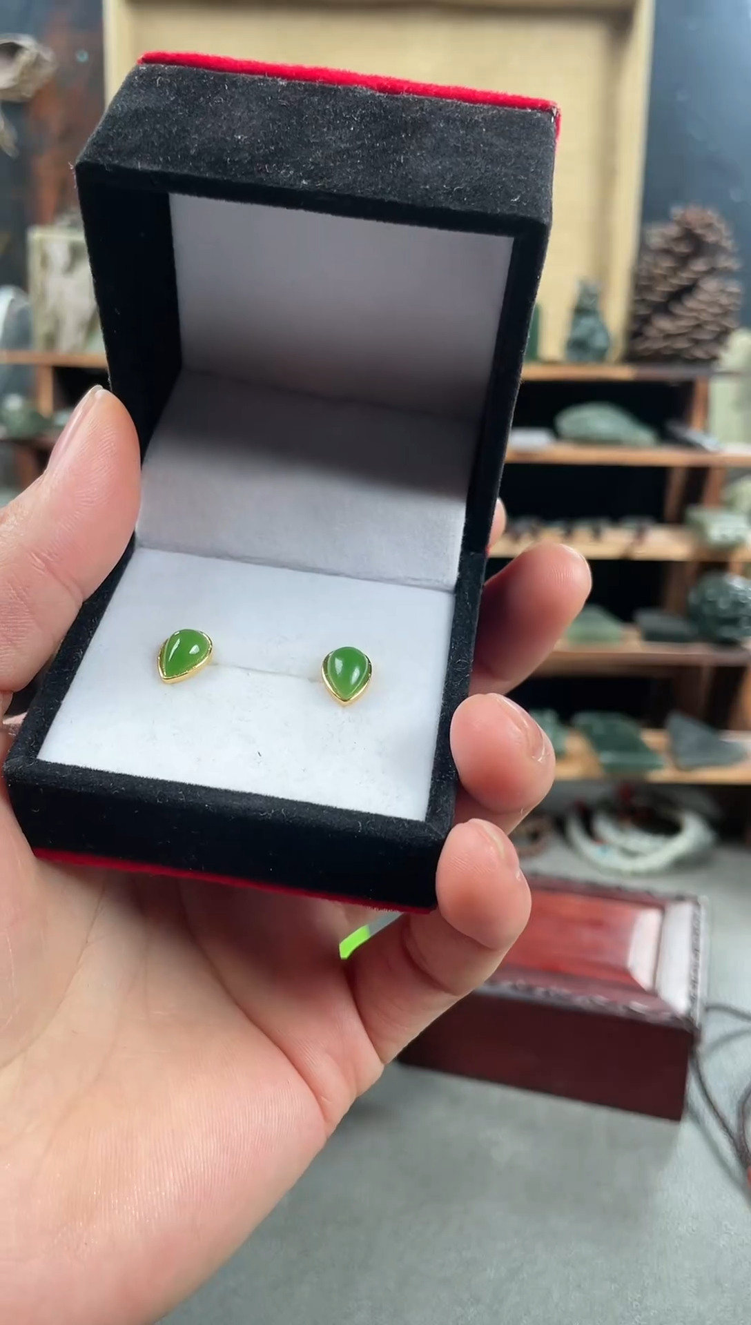 【闪购商品】和田玉耳坠未镶嵌