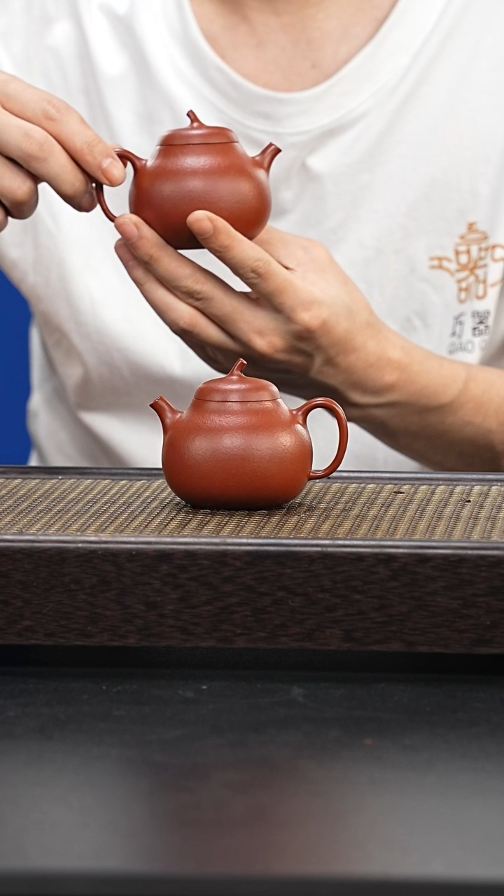 茶壶紫砂全手工朱泥茄瓜（新）