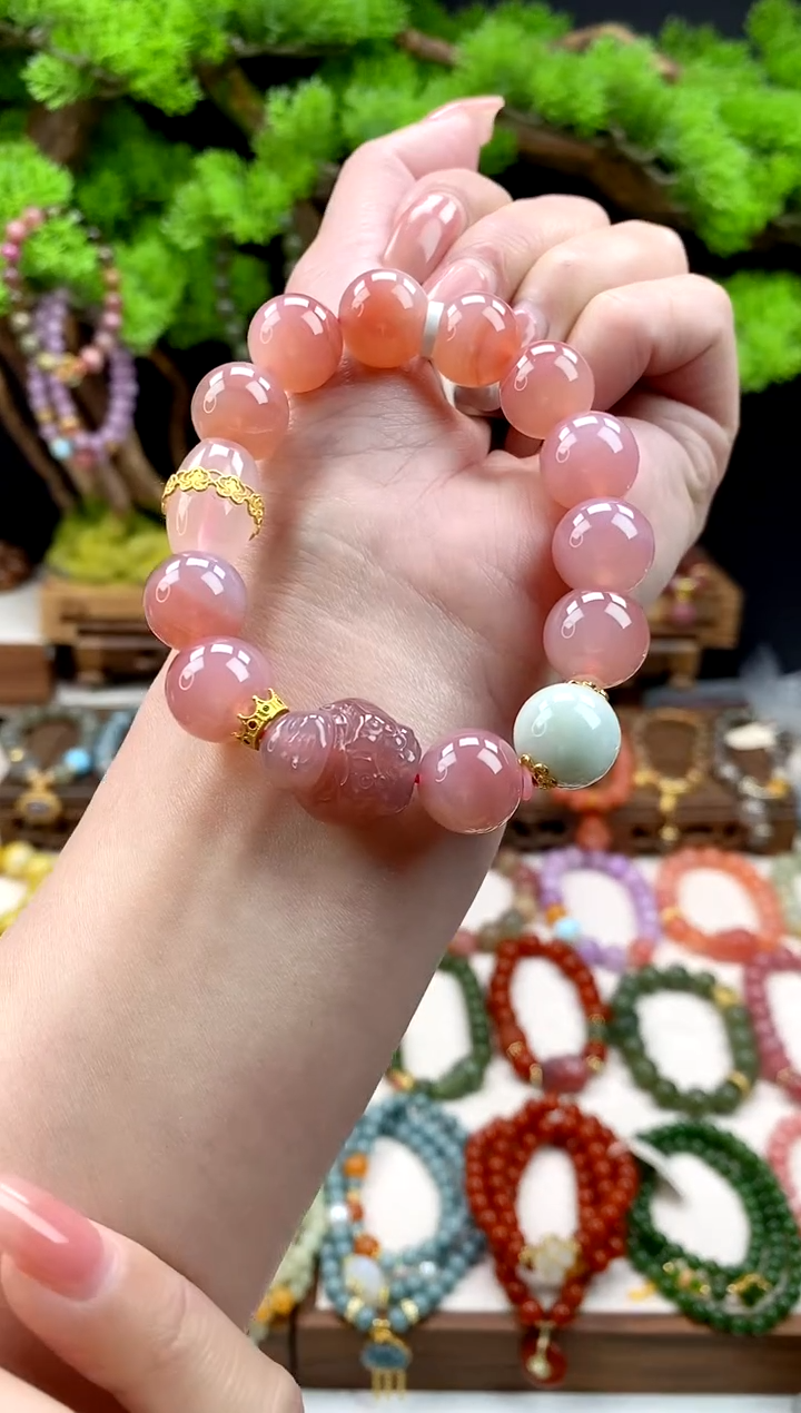 【闪购商品】玛瑙手饰未镶嵌宝宝佛