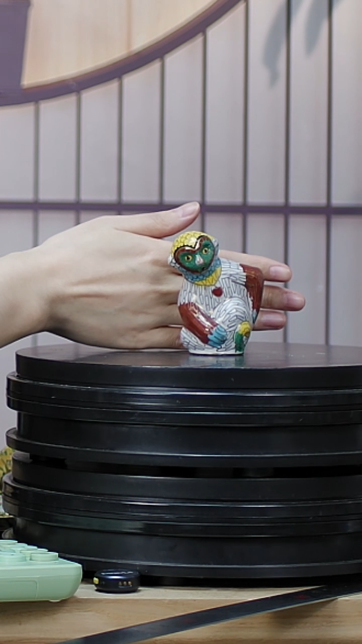 【闪购商品】非遗技艺 景泰蓝猴白色