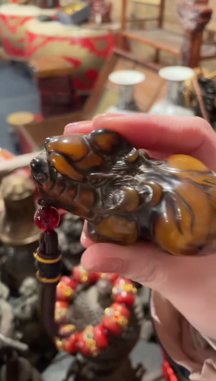 【闪购商品】蜜蜡颈饰未镶嵌老蜜貔貅