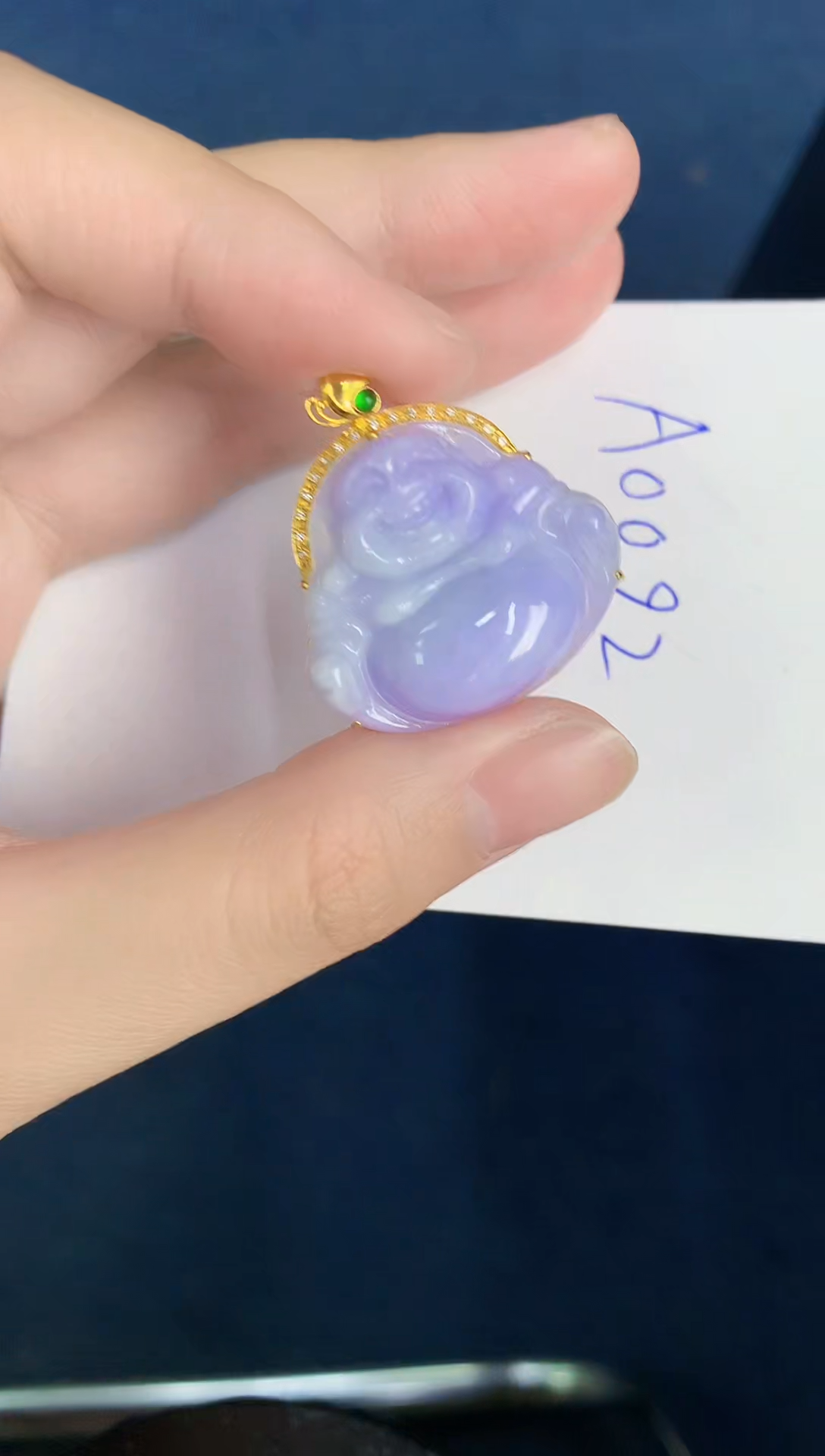 【闪购商品】翡翠颈饰18K金镶嵌000000000