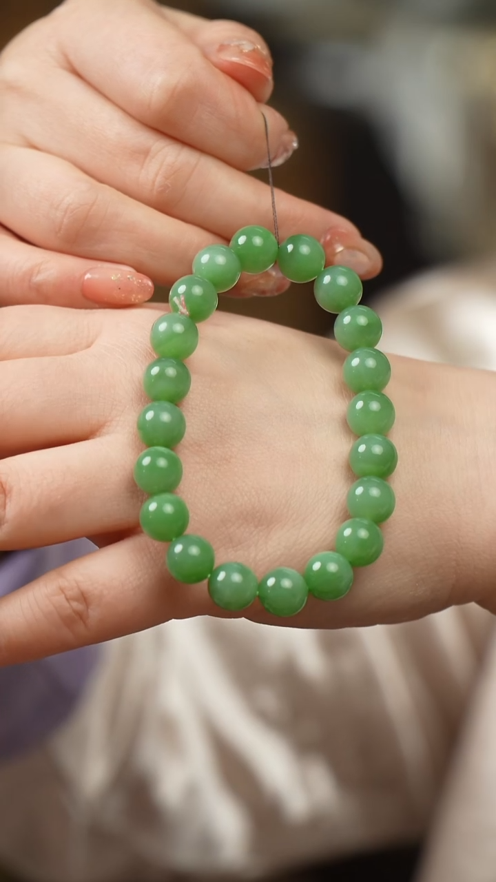 未镶嵌和田玉挂件手串