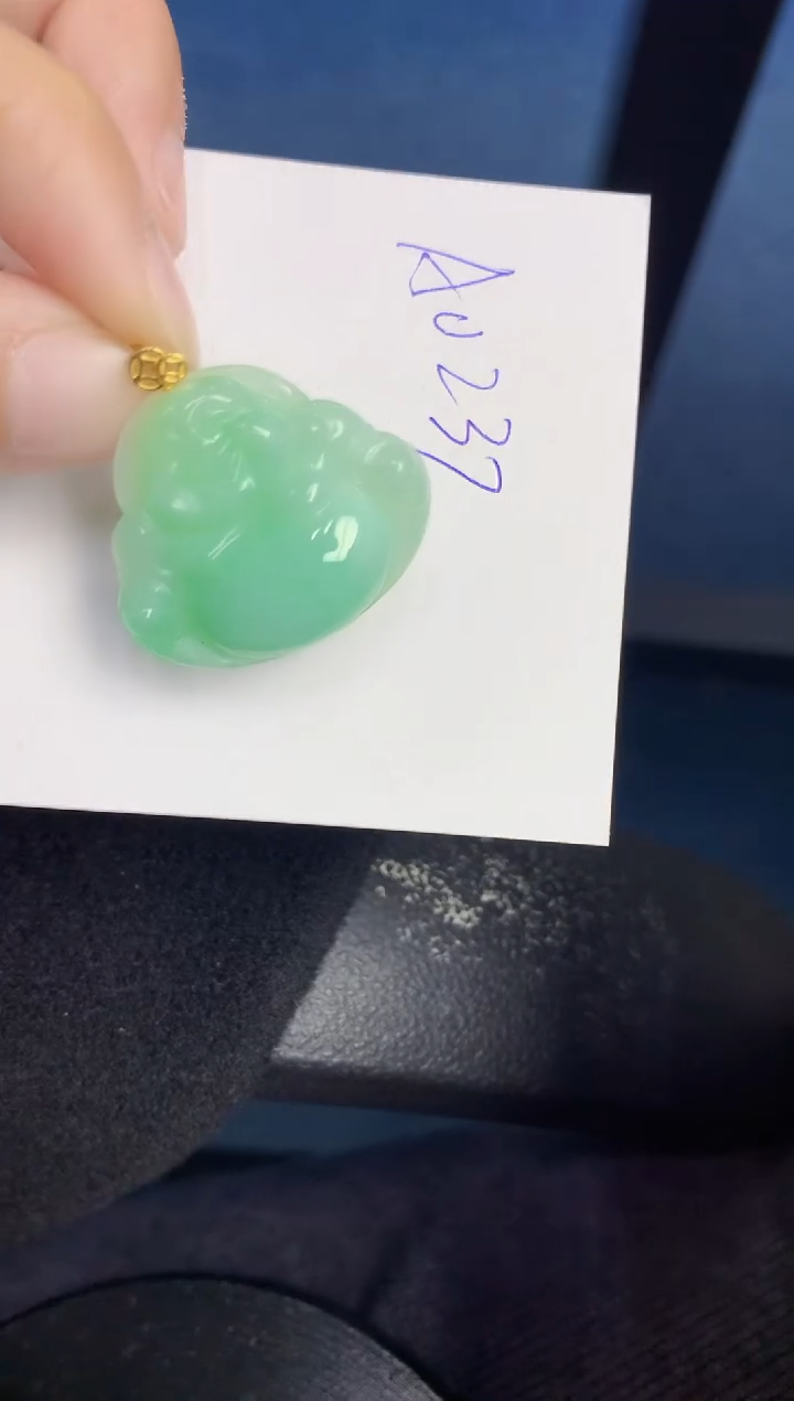 【闪购商品】翡翠颈饰18K金镶嵌000000000