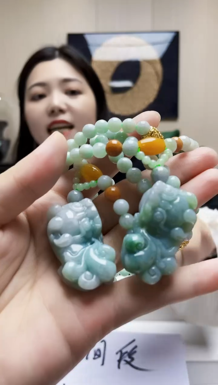 颈饰未镶嵌翡翠吊坠23-多样性发货