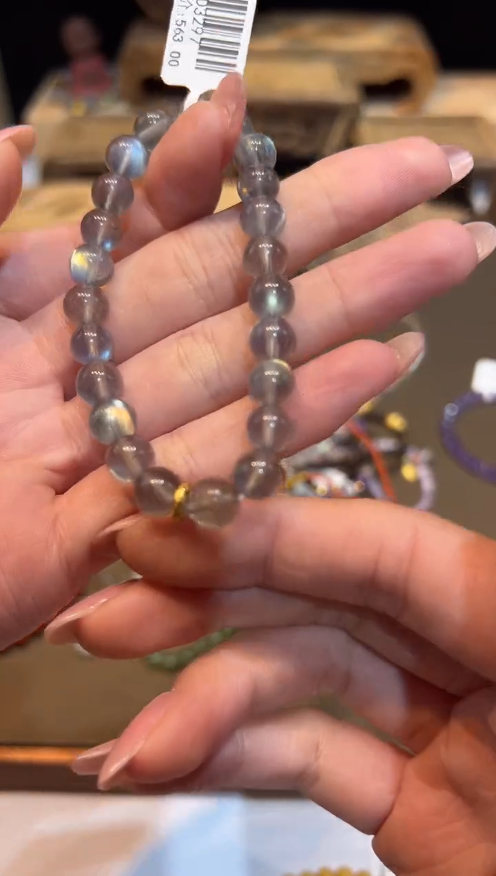 未镶嵌手链长石手饰@@D3297