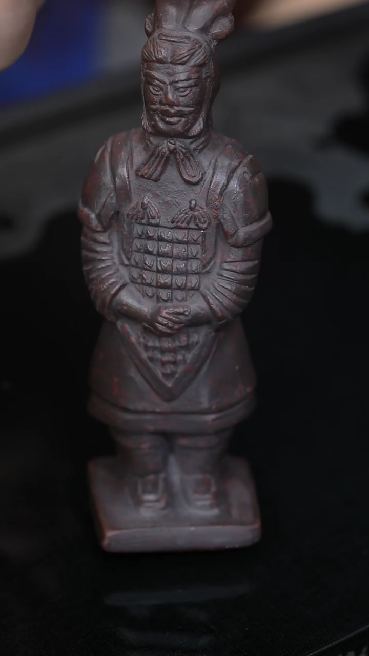 【闪购商品】紫砂茶壶古红泥 兵马俑 005