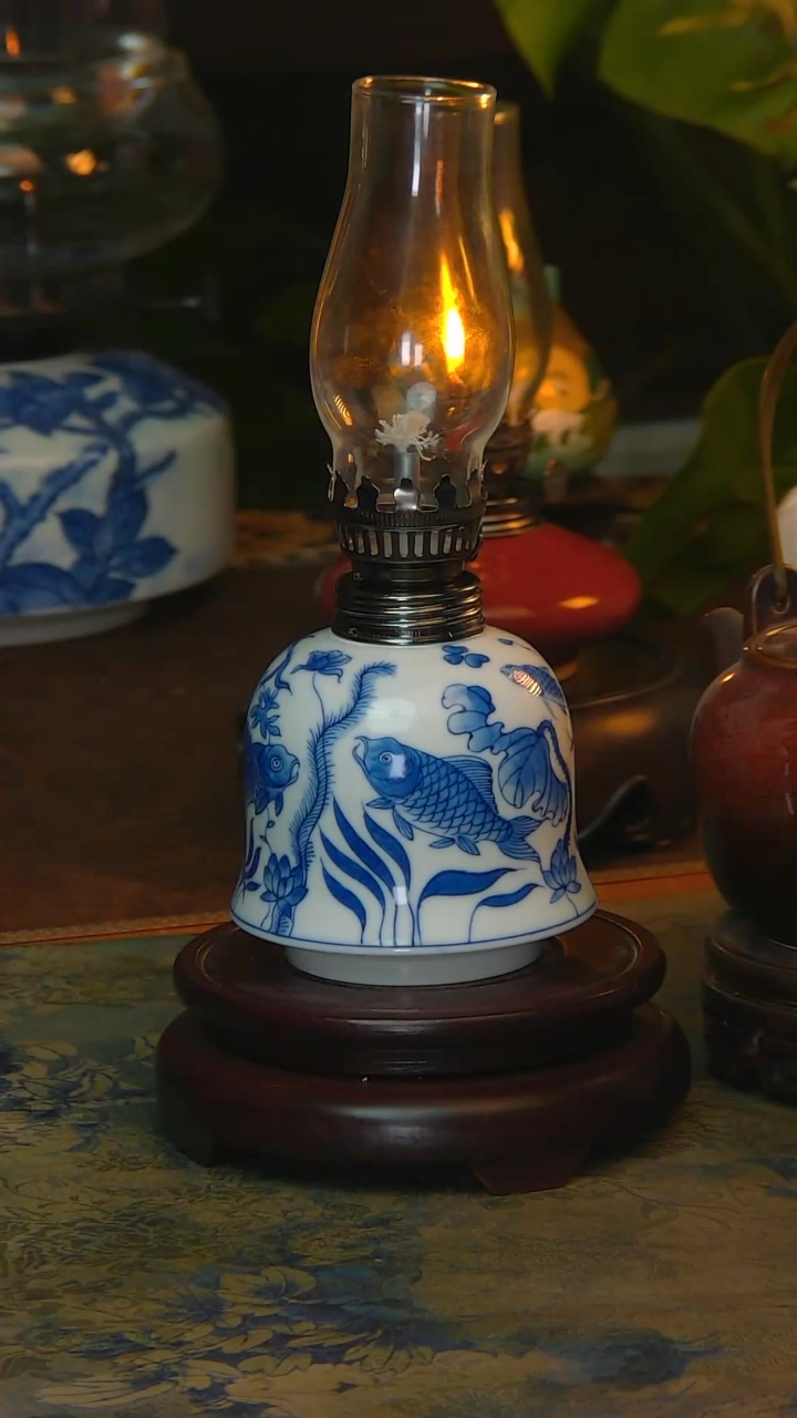 【闪购商品】景德镇陶瓷灯摆件