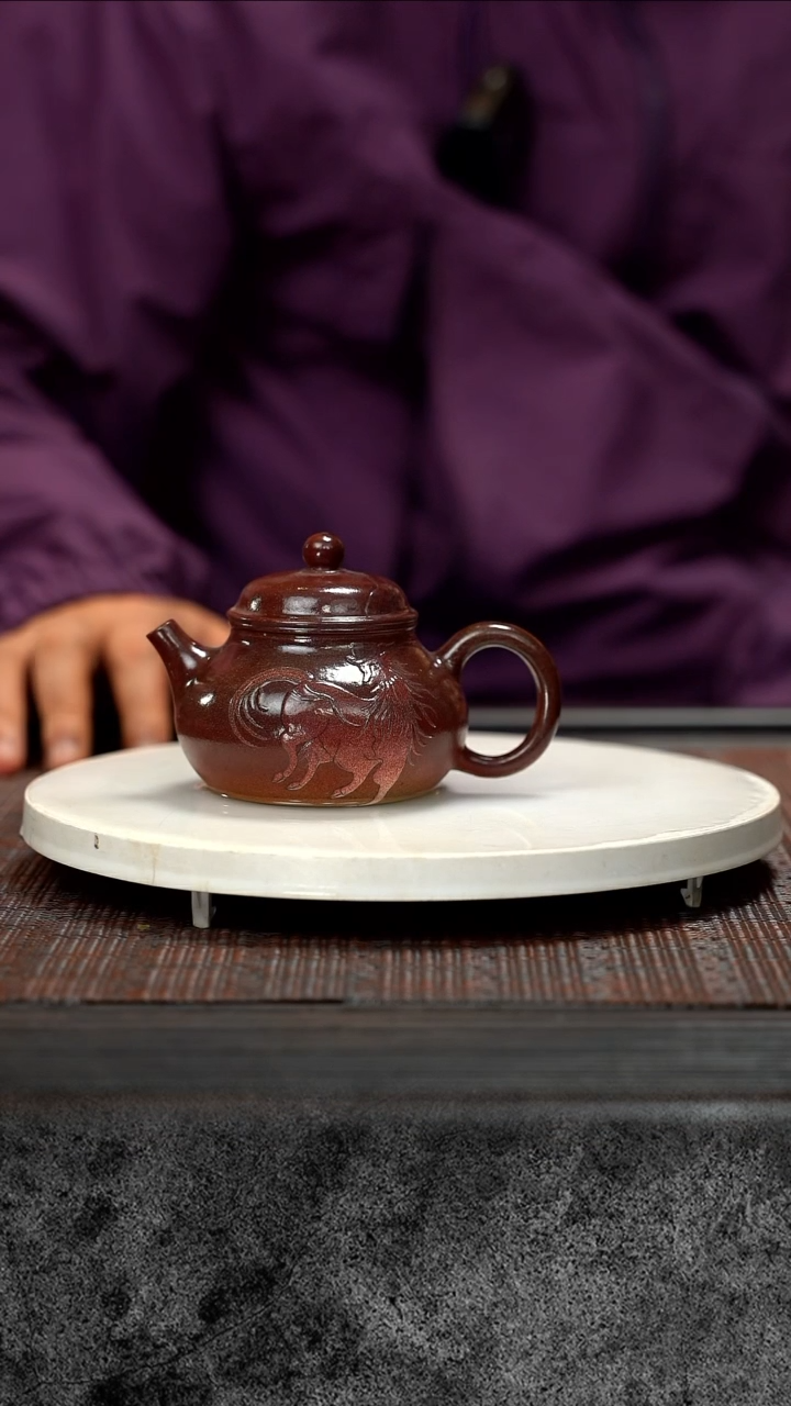 容天 豆青柴烧 成进窑