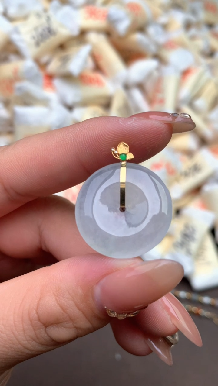 【闪购商品】翡翠颈饰18K金镶嵌—