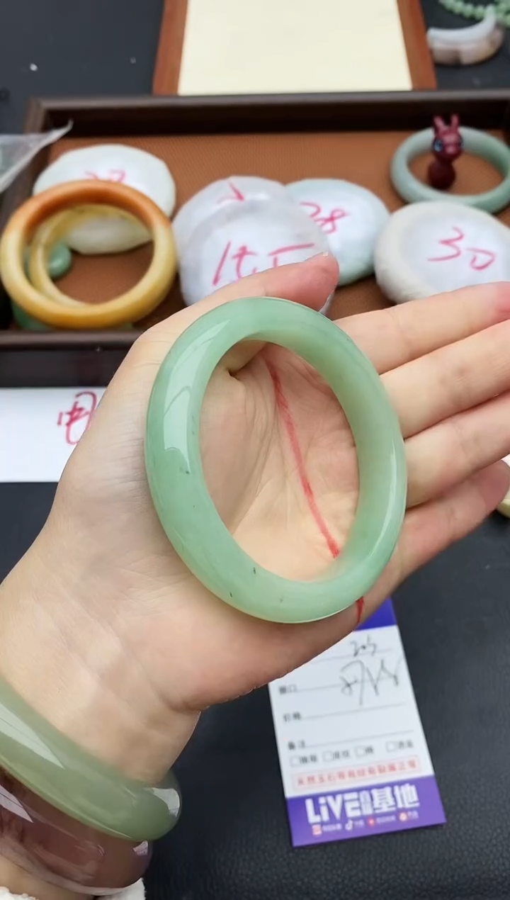 未镶嵌手镯石英质玉203+57/58