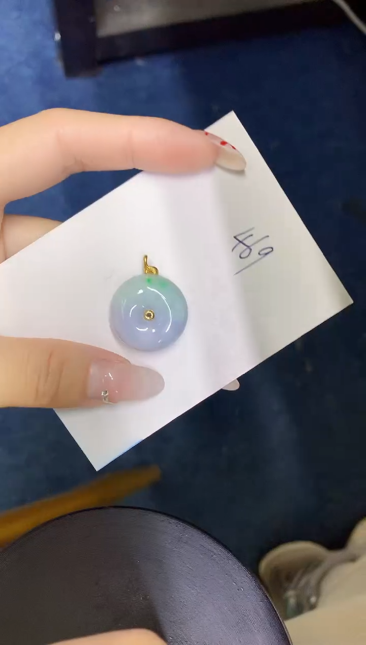 【闪购商品】翡翠颈饰18K金镶嵌000000000000