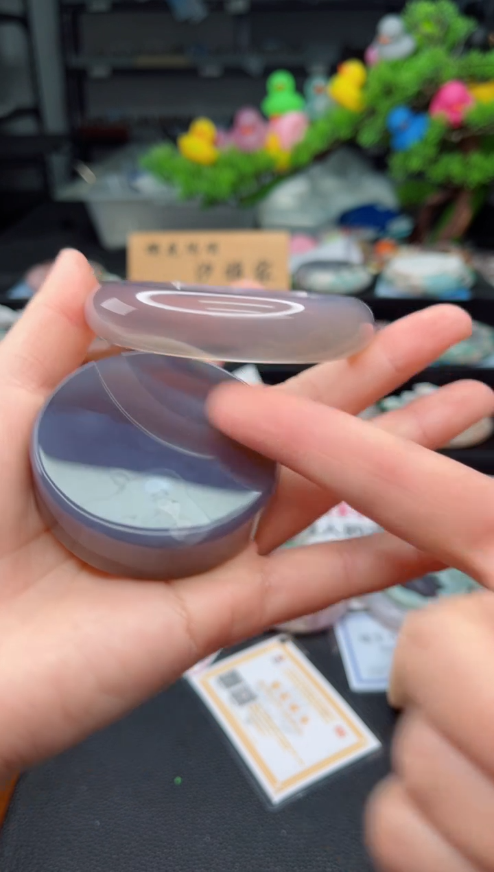 【闪购商品】石英质玉未镶嵌手镯61圈口 （赠品镯心）677081