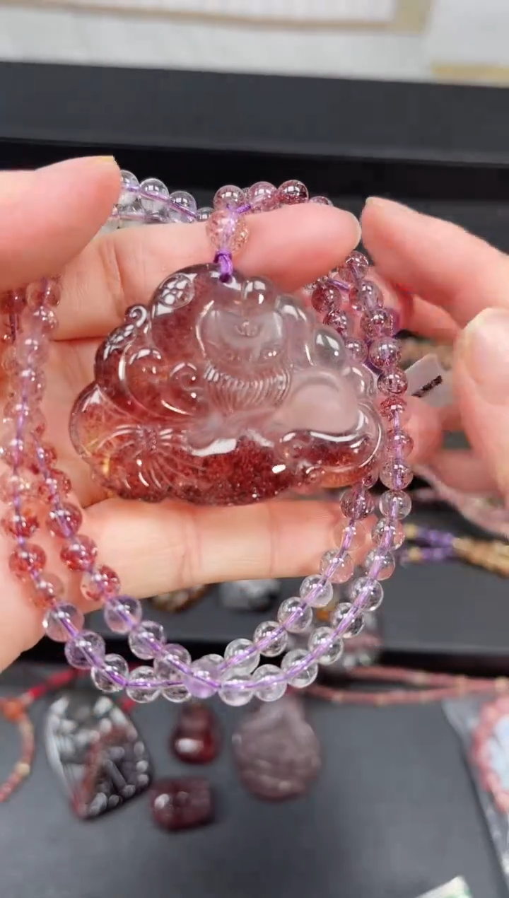 未镶嵌颈饰水晶【百晶灵儿】定制款