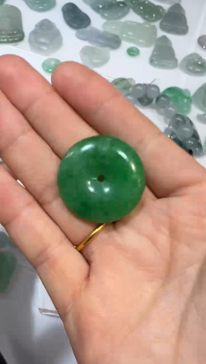 【闪购商品】定制翡翠未镶嵌扣子