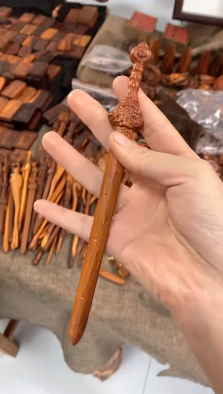【闪购商品】木枣木19cm天师发簪包邮到家