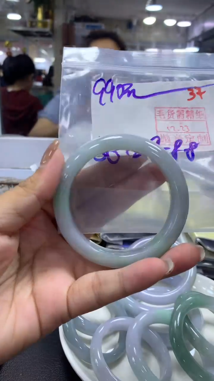 未镶嵌定制翡翠毛货需精细抛光+拍一发一+37